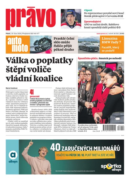 E-magazín Deník Právo - 30.10.2026 - Borgis, a.s.
