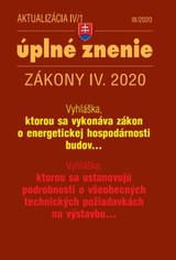 E-kniha Aktualizácia IV/1 2020 - Zákon o energetickej hospodárnosti budov, Všeobecné technické požiadavky na výstavbu - Autor Neuveden