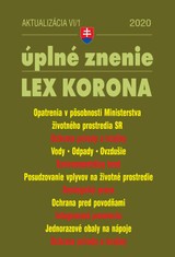 E-kniha Aktualizácia VI/1 2020 – LEX-KORONA – životné prostredie, voda a ovzdušie, odpady a obaly - Autor Neuveden