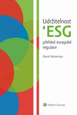E-kniha Udržitelnost a ESG přehled evropské regulace - David Reiterman