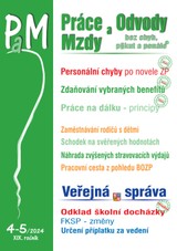 E-kniha Práce, odvody a mzdy bez chyb, pokut a penále č. 4-5 / 2024 - Jak předejít personálním chybám po novele zákoníku práce - Autor Neuveden