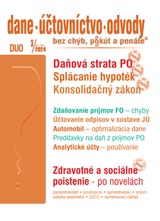E-kniha Dane, účtovníctvo, odvody bez chýb, pokút a penále č. 3 / 2024 - „Konsolidačný zákon“ v oblasti dane z príjmov - Autor Neuveden