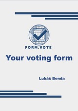E-kniha FORM.VOTE  Your voting form - Lukáš Benda
