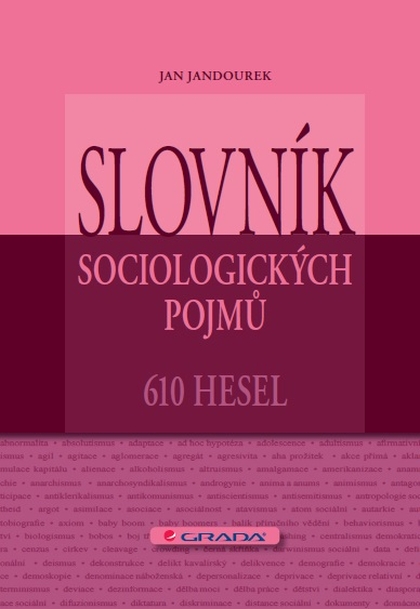 E-kniha Slovník sociologických pojmů - Jan Jandourek
