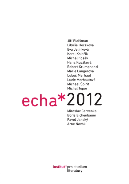 E-kniha Echa 2012 - Eva Jelínková (ed.), Michael Špirit (ed.)