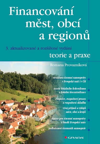 E-kniha Financování měst, obcí a regionů - teorie a praxe - Romana Provazníková