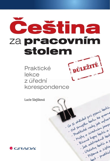 E-kniha Čeština za pracovním stolem - Lucie Slejšková