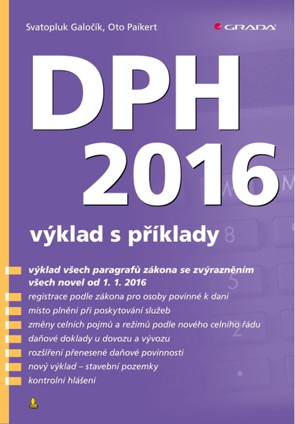 E-kniha DPH 2016 - Oto Paikert, Svatopluk Galočík
