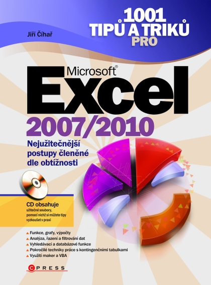 E-kniha 1001 tipů a triků pro MS Excel 2007/2010 - Jiří Číhař