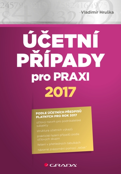 E-kniha Účetní případy pro praxi 2017 - Vladimír Hruška