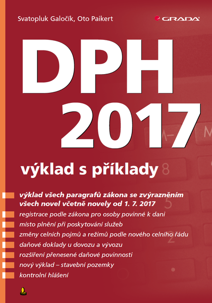 E-kniha DPH 2017 - Oto Paikert, Svatopluk Galočík