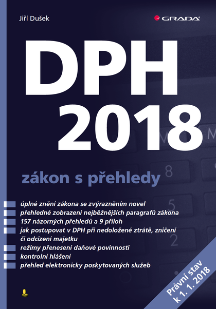 E-kniha DPH 2018 - zákon s přehledy - Jiří Dušek