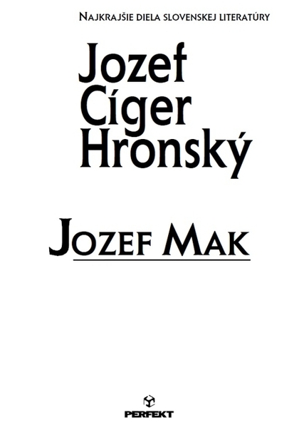 E-kniha Jozef Mak - Jozef Cíger Hronský