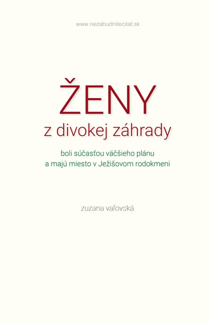 E-kniha Ženy z divokej záhrady - Zuzana Vaľovská