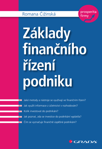 E-kniha Základy finančního řízení podniku - Romana Čižinská