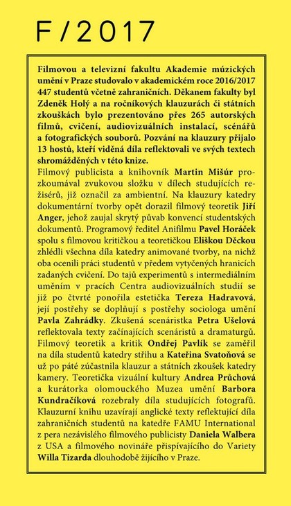 E-kniha Klauzury FAMU 2017 -  kolektiv