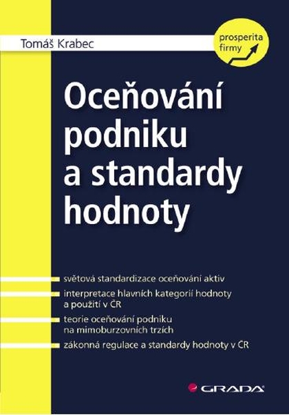 E-kniha Oceňování podniku a standardy hodnoty - Tomáš Krabec