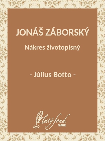 E-kniha Jonáš Záborský. Nákres životopisný - Július Botto