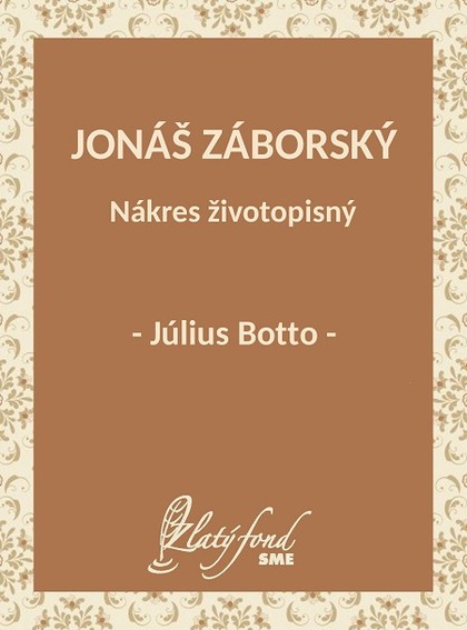 E-kniha Jonáš Záborský. Nákres životopisný - Július Botto