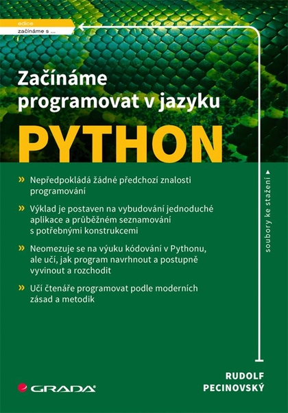 E-kniha Začínáme programovat v jazyku Python - Rudolf Pecinovský