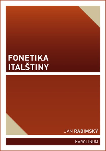 E-kniha Fonetika italštiny - Jan Radimský