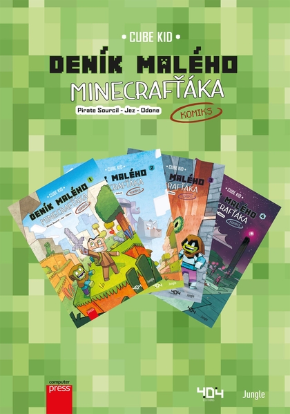 E-kniha Deník malého Minecrafťáka: komiks komplet 1 - Cube Kid