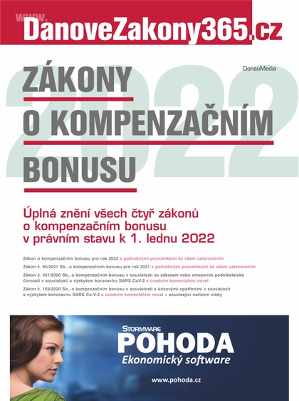 E-kniha Zákony o kompenzačním bonusu 2022 - autorů kolektiv