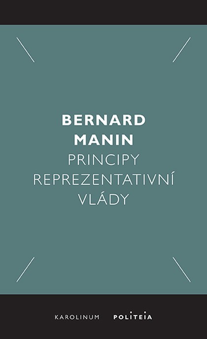 E-kniha Principy reprezentativní vlády - Bernard Manin