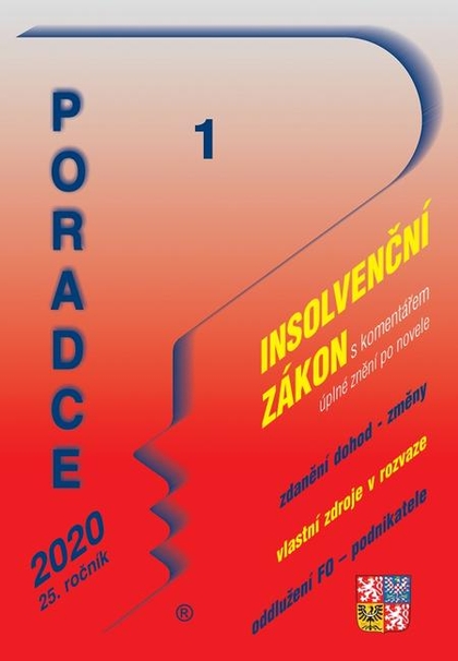 E-kniha Poradce 1/2020 - Insolvenční zákon - Barbara Nesvadbová