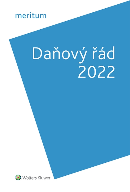E-kniha meritum Daňový řád 2022 - Lenka Hrstková Dubšeková