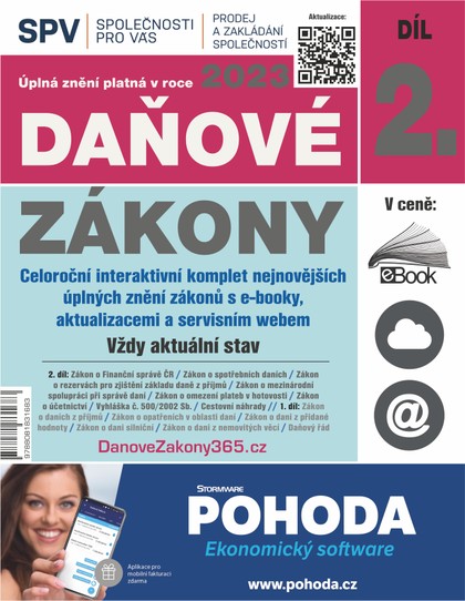 E-kniha Daňové zákony 2023 XXL ProFi (Díl 2., právní stav 1. 1. 2023) -  kolektiv autorů