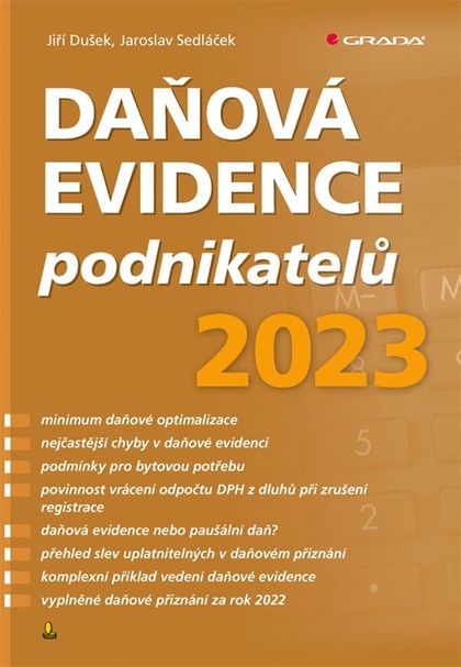 E-kniha Daňová evidence podnikatelů 2023 - Jaroslav Sedláček, Jiří Dušek