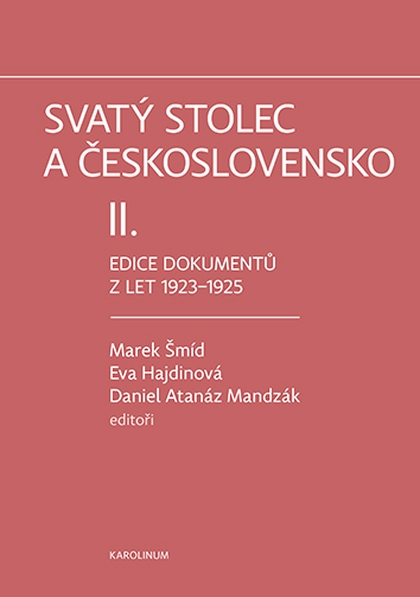 E-kniha Svatý stolec a Československo II. - Marek Šmíd, Daniel Atanáz Mandzák, Eva Hajdinová