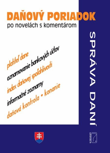 E-kniha Daňový poriadok (s komentárom 2022) - Daniela Ivanáková