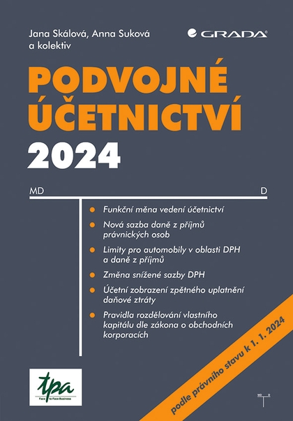 E-kniha Podvojné účetnictví 2024 - Jana Skálová, Anna Suková