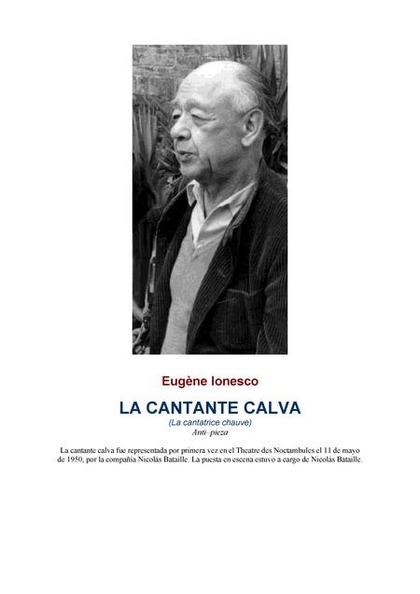 E-kniha La cantante calva - Eugéne Ionesco