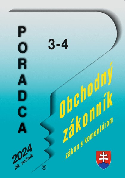 E-kniha Poradca č. 3-4 / 2024 - Obchodný zákonník s komentárom - Autor Neuveden