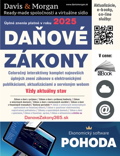 E-kniha Daňové zákony 2025 SR XXL ProFi -  kolektiv