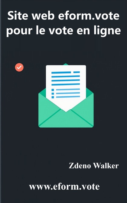E-kniha Site web eform.vote pour le vote en ligne - Zdeno Walker