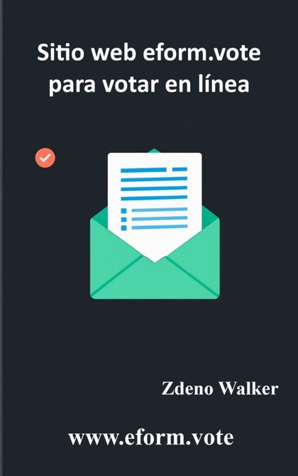 E-kniha Sitio web eform.vote para votar en línea - Zdeno Walker