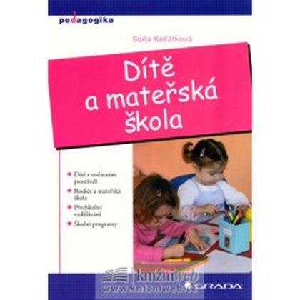 E-kniha Dítě a mateřská škola - Soňa Koťátková