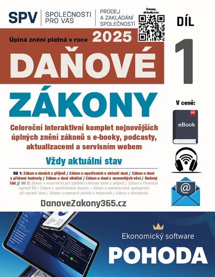 E-kniha Daňové zákony 2025 XXL ProFi (Díl 1., právní stav 15. 11. 2025) -  kolektiv autorů