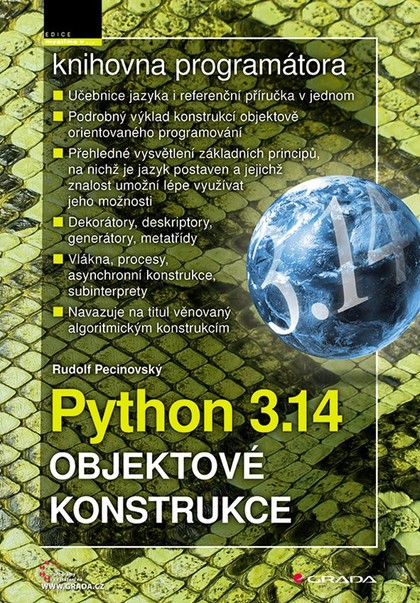E-kniha Python 3.14 - Objektové konstrukce - Rudolf Pecinovský