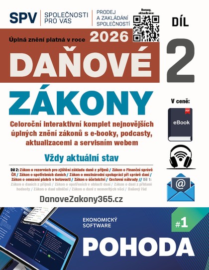 E-kniha Daňové zákony 2026 XXL ProFi (Díl 2.) -  Redakční kolektiv