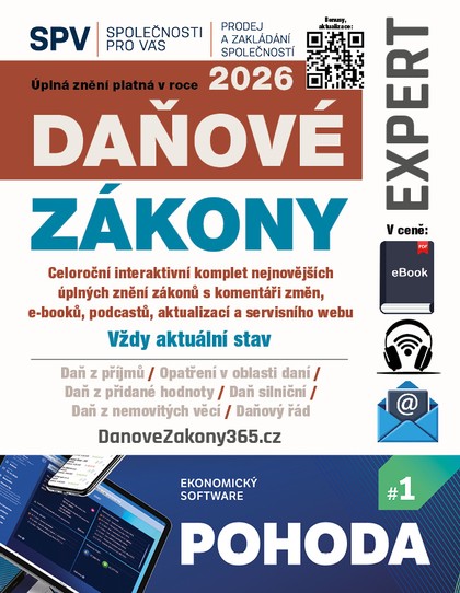 E-kniha Daňové zákony 2026 Expert -  Redakční kolektiv