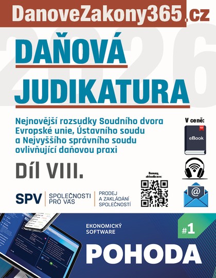 E-kniha Daňová judikatura (VIII.) -  Redakční kolektiv