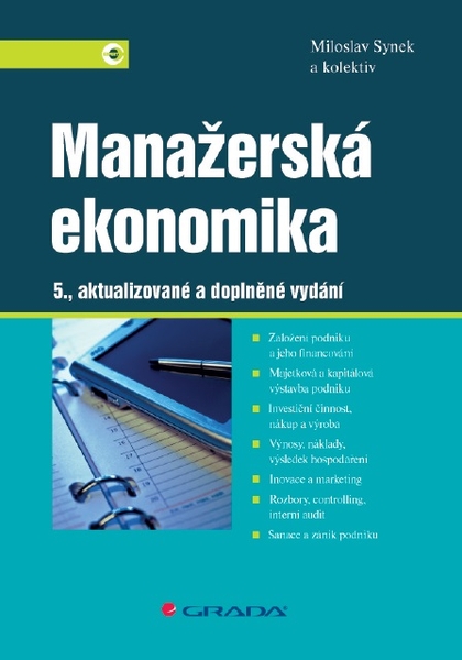 E-kniha Manažerská ekonomika - kolektiv a, Miloslav Synek
