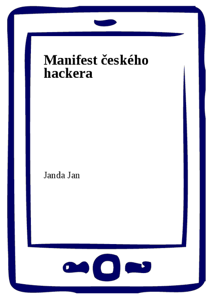 E-kniha Manifest českého hackera - Jan Janda
