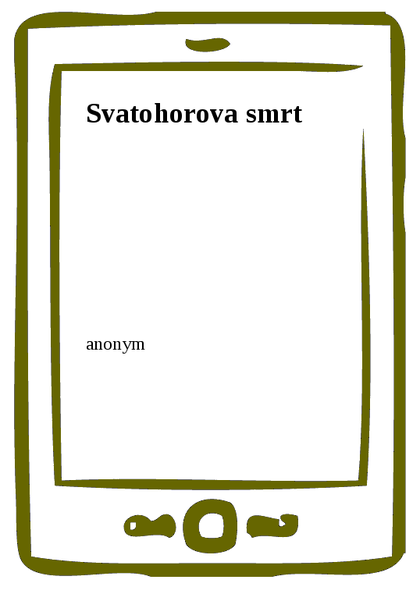 E-kniha Svatohorova smrt - anonym