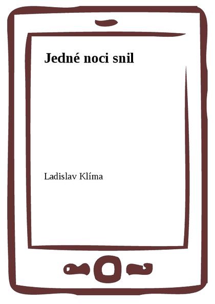 E-kniha Jedné noci snil - Ladislav Klíma